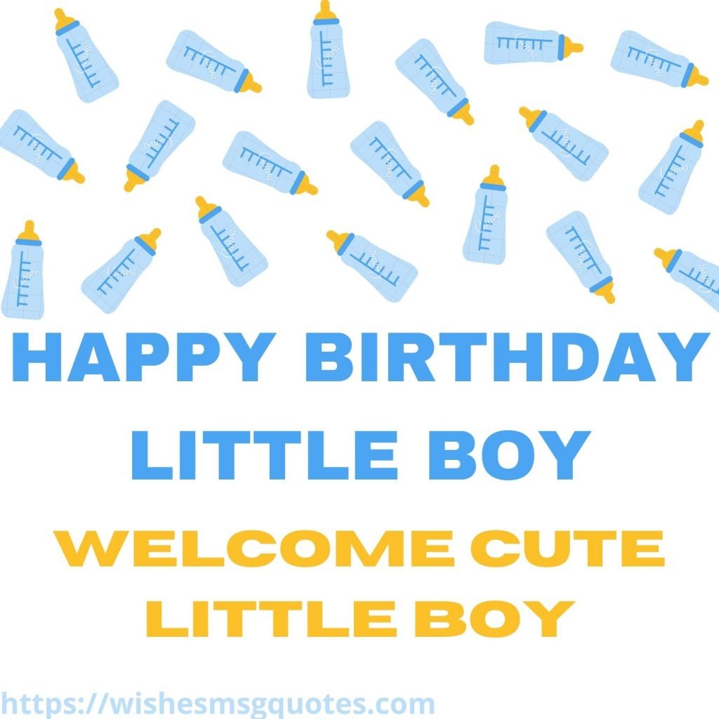 Birthday Wishes For Little Boy