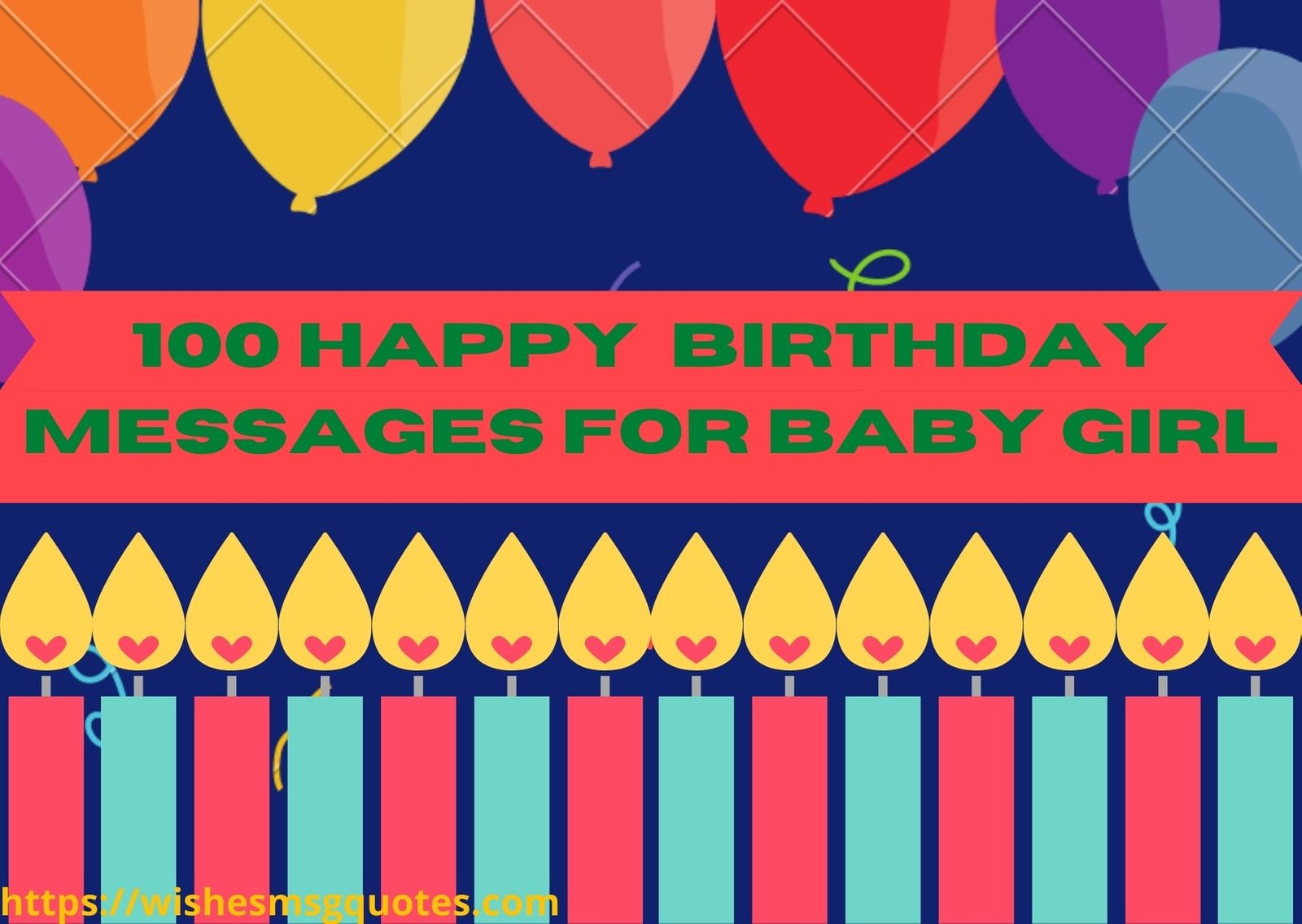 100 Happy 1st Birthday Messages For Baby Girl