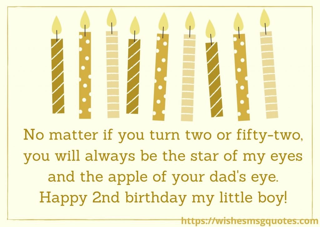2nd Birthday Messages From Grandfather To Baby Boy