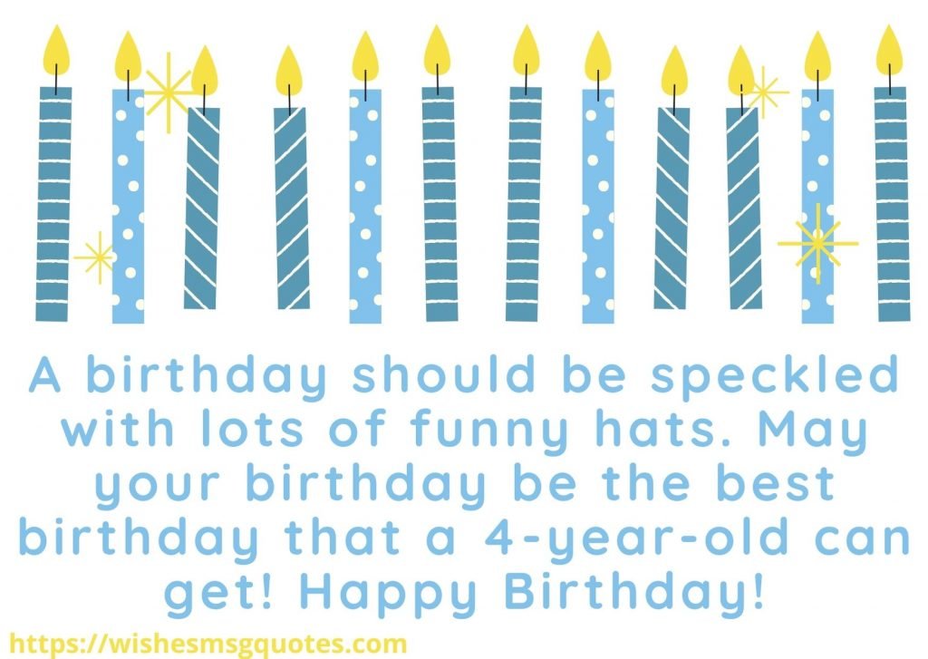 Cutest 4th Birthday Quotes For Baby Girl From Mother