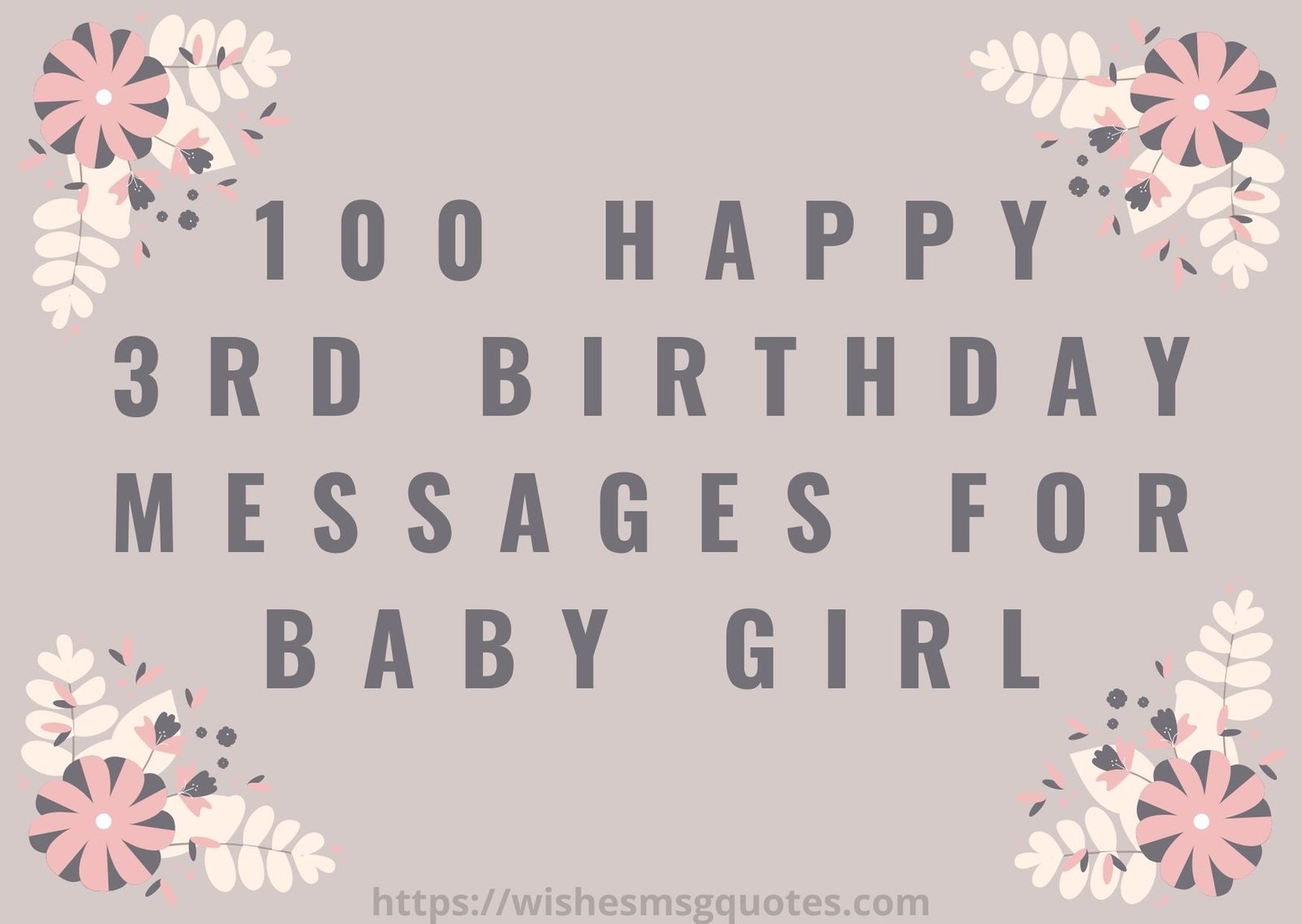 100 Happy 3rd Birthday Messages For Baby Girl
