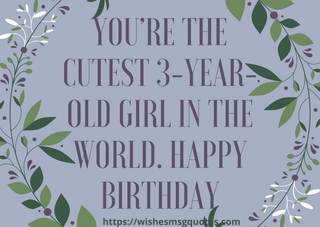 3rd Birthday Quotes From Grandmother To Baby Girl