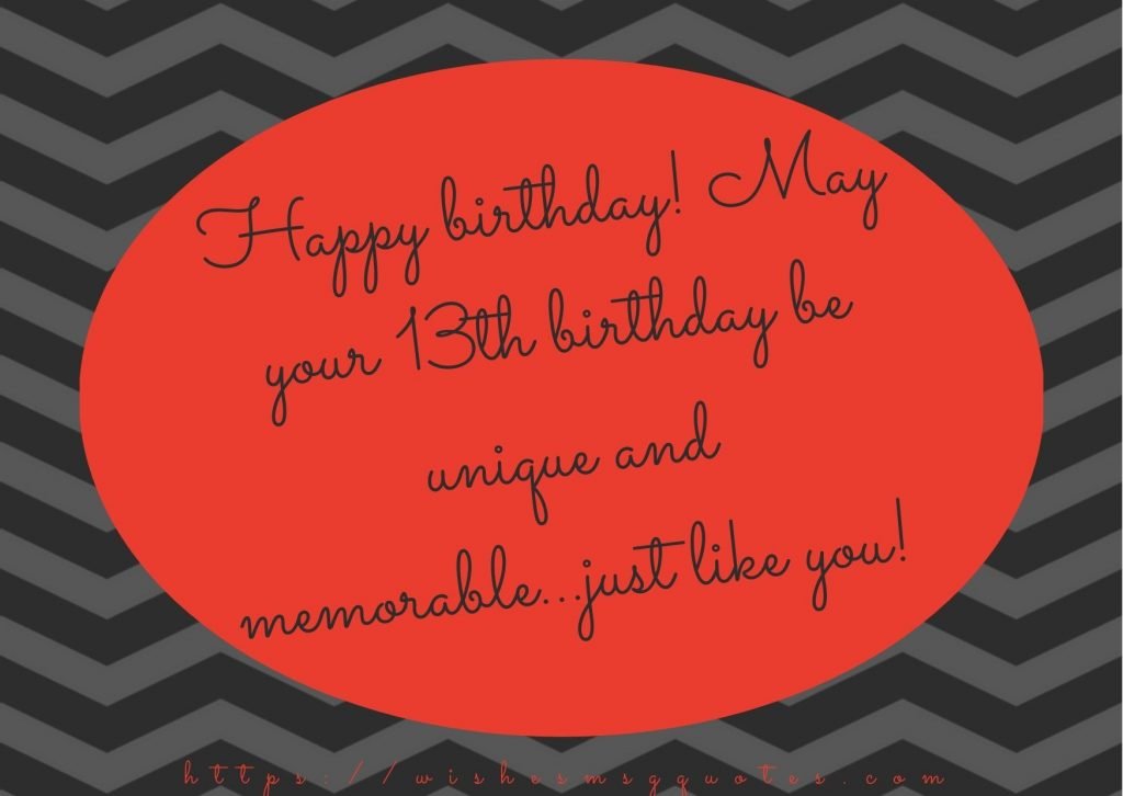 13th Birthday Quotes From Sister To Boy Or Girl